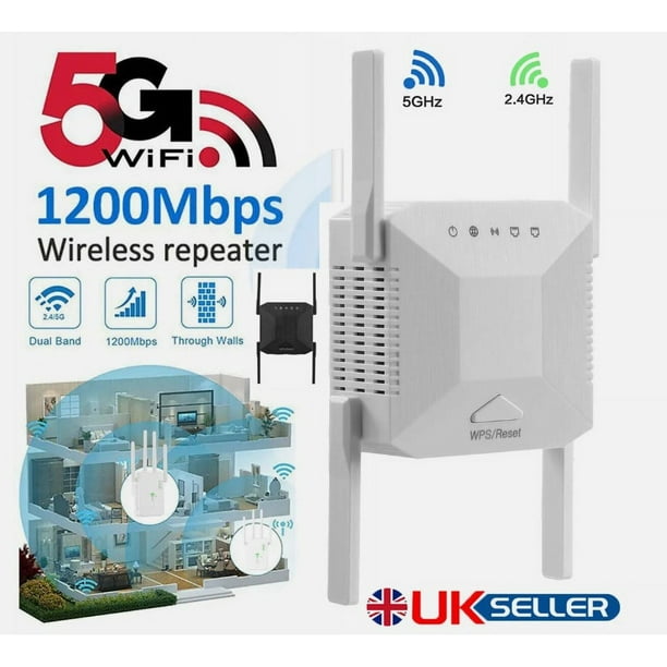 Extensor y repetidor de senal de alta potencia para una conectividad perfecta Aumente su WiFi 5G con una velocidad de 1200 Mbps Walmart en linea