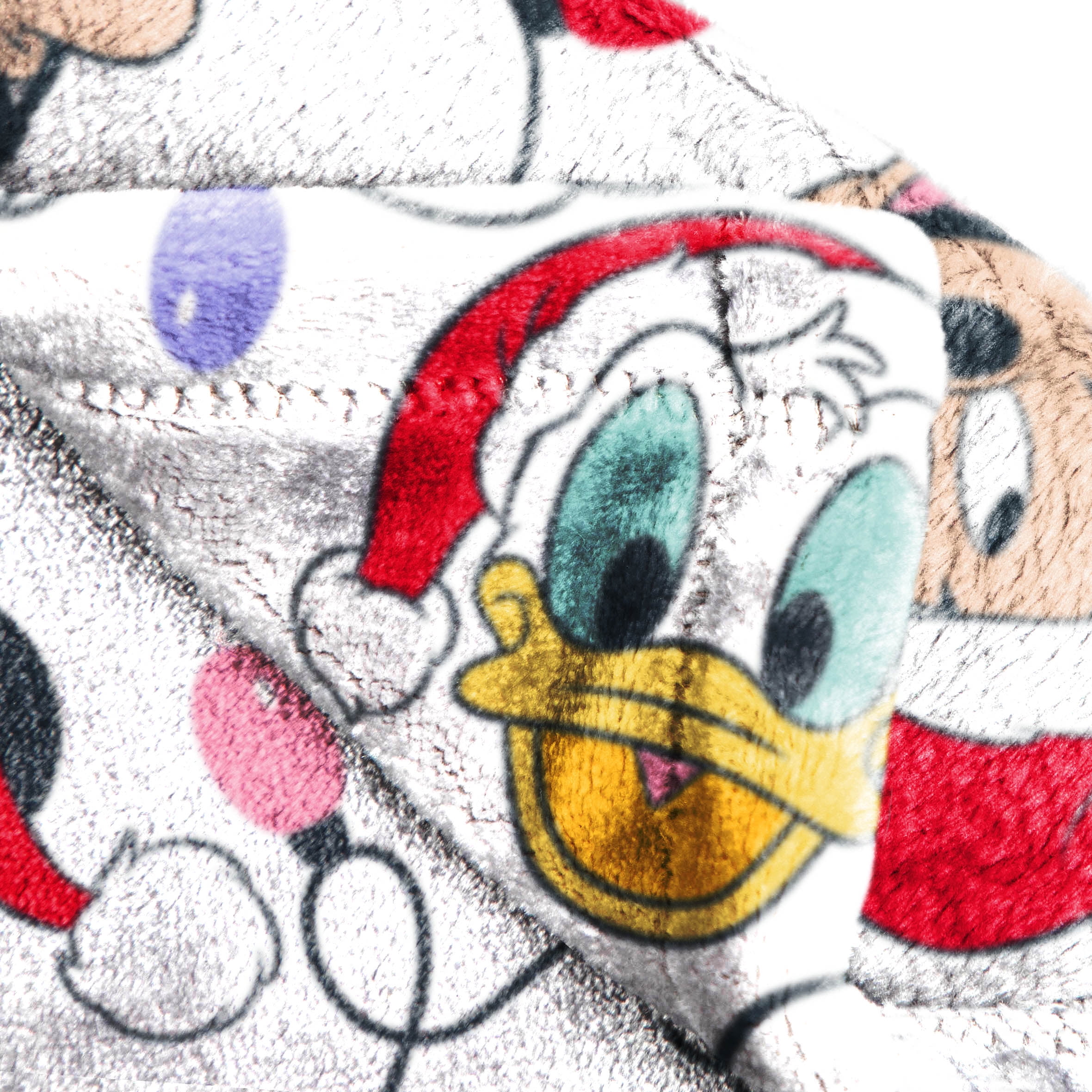 Mickey and Friends Rainbow Lights Holiday Throw Blanket, 50x70