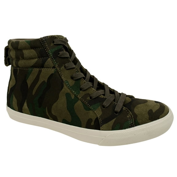 Men's Gaven Camo Print Suede High-Top Sneakers-O-9