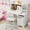 White, variant on EastVita Desk and Chair Set Writing Desk with Hutch