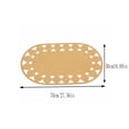 thumbnail image 3 of Bedroom Bedside Mat Rope Woven Rug Jute Household Wear- Foot Mat Home Use -wear Modern, 3 of 5