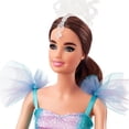 thumbnail image 3 of Muñeca Barbie Ballet Wishes Morena con tutú azul y morado, 3 of 6
