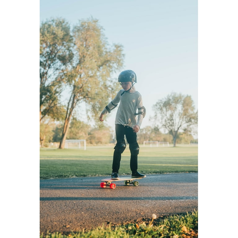 Hang Ten 28 Inch Rasta Complete Cruiser Skateboard, For Kids, Ages