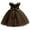 Coffee, variant on Flower Girl Dress Wedding Guest V-Back Satin Tulle Birthday Party Prom Ball Gown Kids Formal Dresses(Light Purple120)