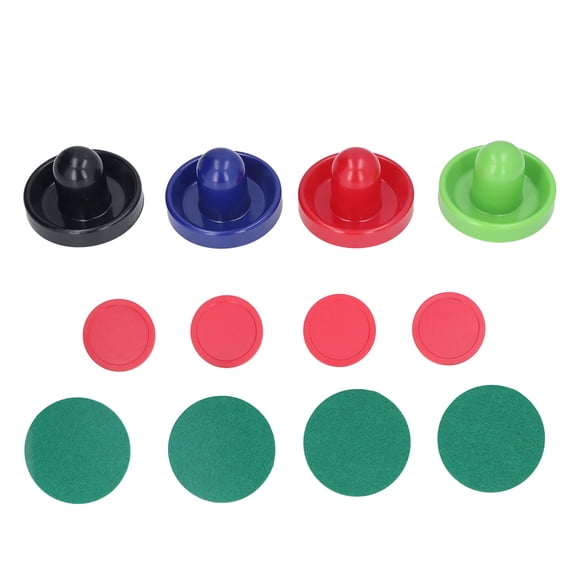 Air Hockeys Pusher Set, Thick Pad 96mm High Impact Resistance Lightweight Air Hockeys Pusher for Game Tables Type A,Type B,Type C,Type D,Type E,Type F