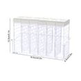 thumbnail image 4 of Vacemry 2Pcs Seasoning Storage Box, 6 Pcs Transparent Seasoning Box Set, Condiment Storage Container with Spice Jar Rack, Kitchen Organizer for Pepper, Salt, Herbs, Easy View, Durable PP PS Material, 4 of 9