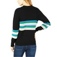 thumbnail image 2 of Maison Jules Women’s Novelty-Striped Sweaters, Black, Medium, 2 of 2