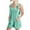Mint Green, variant on LADIGASU Girls Summer Strap Short Jumpsuit Sleeveless Loose Overalls Cute Rompers Shorts