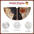 thumbnail image 3 of Lukts Black Cat in Wildflowers Print Color Life Christmas Tree Skirt, Winter Holiday Tree Mat Decoration ,Can be Used as A Shawl-36", 3 of 6