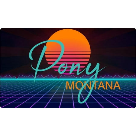 

Avon Montana 4 X 2.25-Inch Fridge Magnet Retro Neon Design