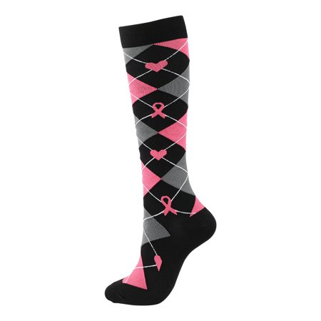 Gureui Women Compression Socks  Elastic Soft Circulation Running Support Socks for Nurse Pregnancy