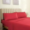 thumbnail image 4 of Luxclub Ultra Soft Silky Performance Pillowcase Set, King, Red, 2 Pack, 4 of 8