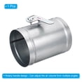 thumbnail image 3 of Uxcell 6" HVAC Duct Manual Volume Damper with Sleeve Adjustment Backdraft Damper, 3 of 5
