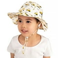 thumbnail image 3 of JAN & JUL 50+ UPF Adjustable Toddler Boy Sun-Hat with Strap 100% Cotton (L: 2-5 Years, Little Diggers), 3 of 5