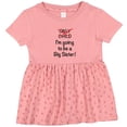 thumbnail image 3 of Inktastic I'm Going to Be a Big Sister Girls Baby Dress, 3 of 5