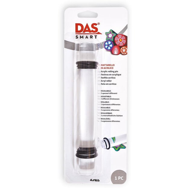 DAS (2 EA) Outils en Argile Rouleau Acrylique