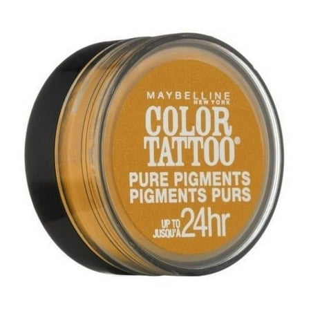 Maybelline New York Eye Studio Color Tattoo Pure Pigments Loose Powder Shadow, 25 Wild Gold, 0.05 Oz.