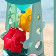 thumbnail image 3 of Juego de juguetes de arena de 9 piezas con palas, rastrillo, balde y reloj de arena con castillo Diversión en la playa para niños, 3 of 5