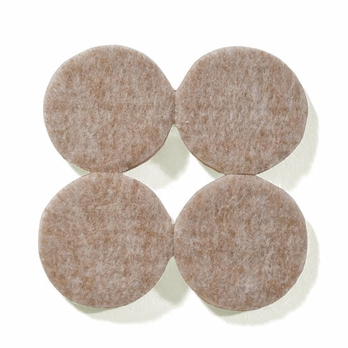 Tan 1 1 2 Diameter Heavy Duty Felt Pads Walmart Com Walmart Com