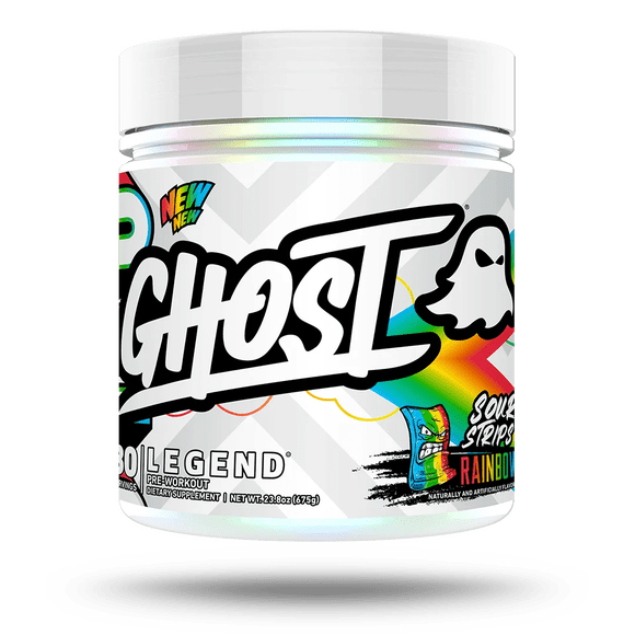 GHOST PRE 30 SERV SOUR STRIPS RAINBOW
