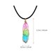 thumbnail image 3 of Collar de cristal con accesorios de clavícula cortados de rombo colgante de joyería, 3 of 6
