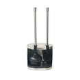 thumbnail image 3 of Better Homes & Gardens Metal Toilet Bowl Brush and Plunger Set, Brushed Nickel, 3 of 6