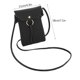 thumbnail image 3 of Bolso de Hombro Mini Casual para Mujer Negro, Bolso Pequeño Simplemente para Teléfono Móvil, Bolso Mini Cuadrado para Ocio, Bolso de Hombro Único para Teléfono, 3 of 7
