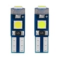 thumbnail image 1 of koolsoo 2pcs Motorcycles Car Light T5 3030 3SMD Indicator Fits Lights t5 3030 3SMD StyleG, 1 of 9