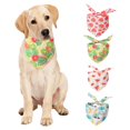 Dog Bandanas Summer Fruit Tropical Style Dog Bandanas Pets Bibs Dog