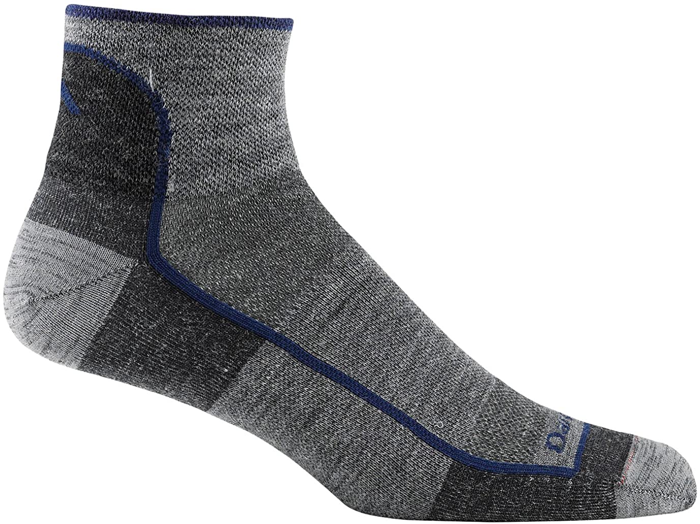 Darn Tough Vermont Men's 1/4 Merino Wool Ultra-Light Athletic Socks ...