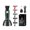 V-993 green, variant on TTOOGO Professional Hair Trimmer with Charging Base, Cordless Hair Clipper for Men, LED Display, 7500 RPM BLDC Motor, Ceramic Blade, USB Rechargeable Barber Trimmer