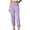 Purple, variant on snilers Women's Sweatpants Active Elastic High Waist Loose Fitted Linen Running Jogger Sweatpant with Pockets