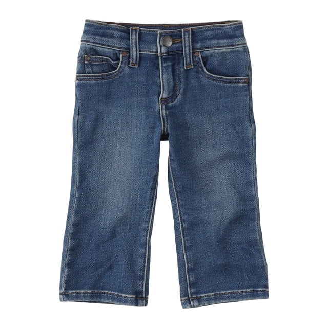 Wrangler - Jeans de Cinco Bolsillos para bebé, Ropin', 12 Meses