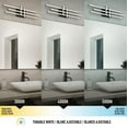 thumbnail image 6 of Artika Grid 27 in. 1-Light Matte Black Modern Integrated LED 3 CCT Vanity Light Bar for Bathroom, 6 of 6