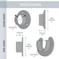 thumbnail image 3 of Rod Desyne 1.5 inch Rod Socket (Open/Close), Black, 3 of 3