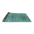 thumbnail image 2 of Ahgly Company Indoor Square Abstract Light Blue Contemporary Area Rugs, 8' Square, 2 of 4
