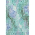 thumbnail image 2 of Addison Rugs Mayfield Premium Machine Washable Transitional Abstract Teal Rectangle Rug, 10' x 14', 2 of 7