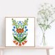 thumbnail image 4 of Cuadros Decorativos Pieza de bricolaje 5D Taladro en forma especial Dibujo de paja con flores de diamante MX060 Tmvgtek embutido en tela, 4 of 9