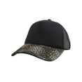 thumbnail image 1 of Top Headwear Sublimated Foam Trucker Cap - Black/Leopard, 1 of 2