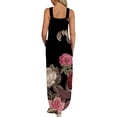thumbnail image 4 of SMihono Robe Maxi Bohème d'Été pour Femmes Grande Taille Design Décontracté Robe Longue Sans Manches Col en V Robe de Plage, 4 of 5