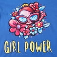 thumbnail image 5 of HILEELANG Toddler Girls' Long Sleeve Tee Shirt Cotton Crewneck Girs Graphic Tops T-Shirts Blue Yellow Pink 3 Packs Sets 5T, 5 of 7