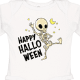 thumbnail image 4 of Inktastic Happy Halloween with Dancing Skeleton Boys or Girls Long Sleeve Baby Bodysuit, 4 of 5