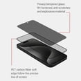 thumbnail image 4 of KZDOO For iPhone 16 Pro Anti-Peep Tempered Glass Screen Protector Full Glue Silk Printing Screen Fil, 4 of 5