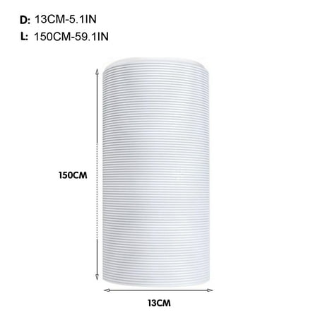 

Fuieoe Clearance Room Decor Mobile Air Conditioner Telescopic Heat Exhaust Pipe Diameter 130mm