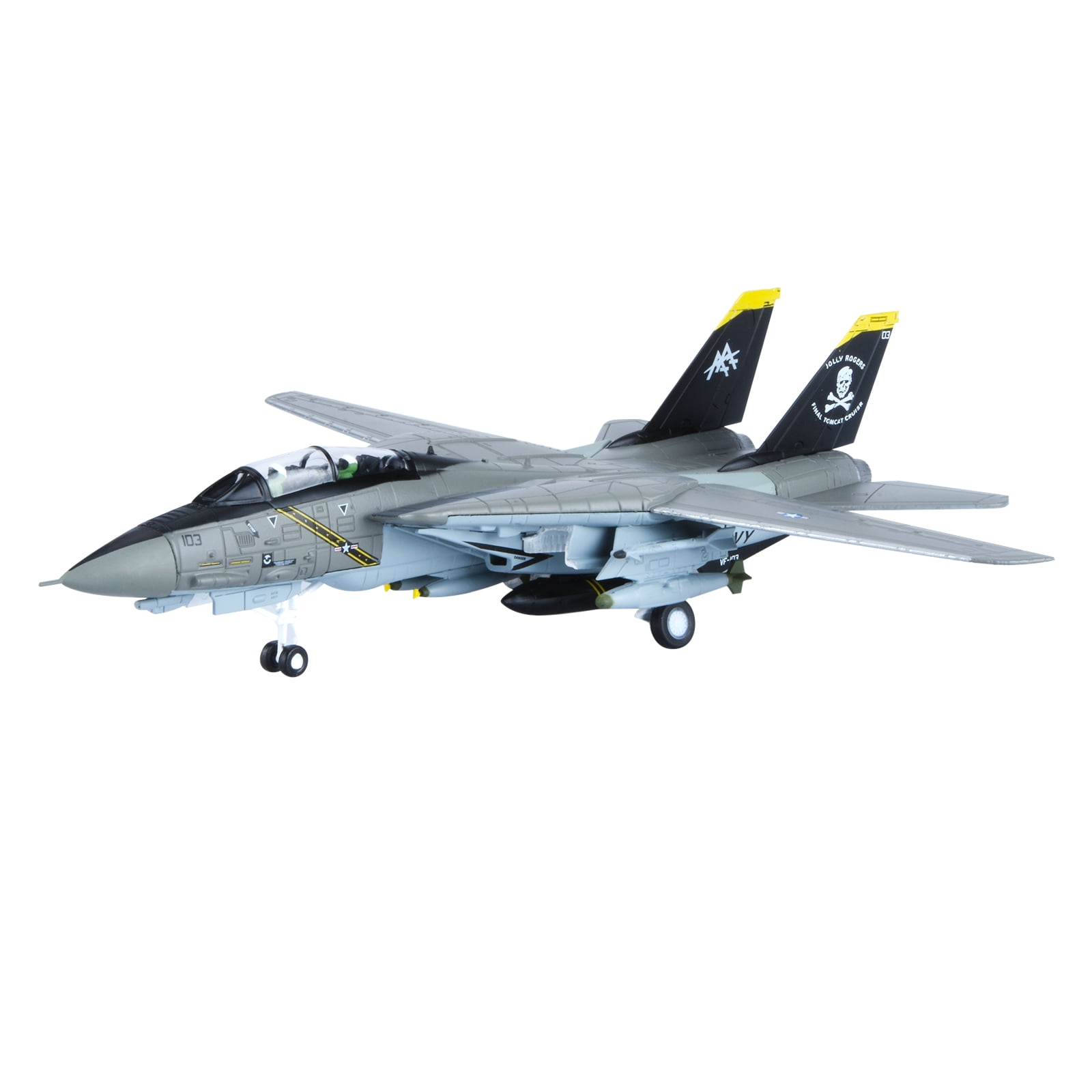 Display Toy F-14 Tomcat US Composite Model Exquisite Aviation Collectible for Enthusiasts