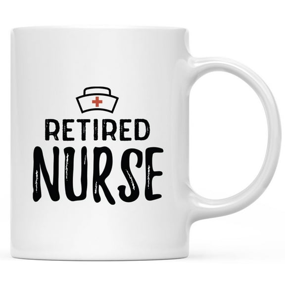 Koyal Wholesale Ceramic Nurse Coffee Mug for Gifts, Retired Nurse Mug, 1-Pack
