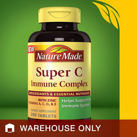 Nature Made Super C Immune Complex, 200 Tablets