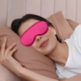 thumbnail image 4 of HYLLai Double-Sided Pure Mulberry Silk Eye Mask Soft Breathable Sleep Blindfold with Elastic Headband for Men and Women (White), 4 of 7