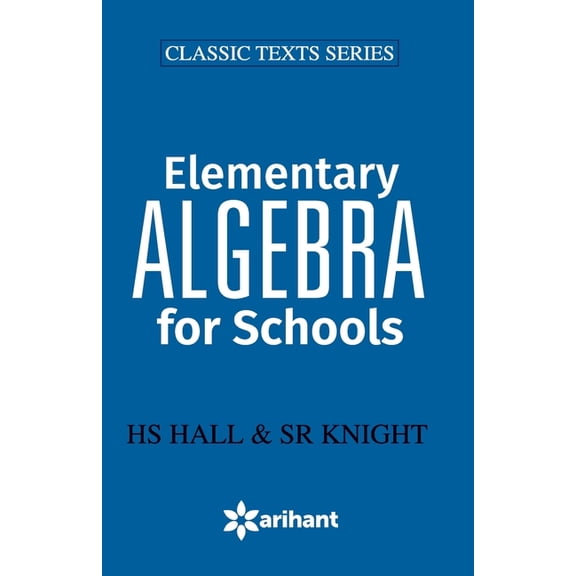 Elementry Algebra for School, (Paperback)