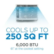 6,000 BTU Electronic Window Air Conditioner With Remote